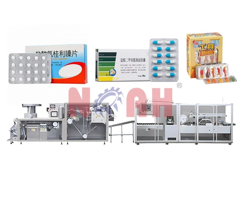 Ligne de machines d'encartonnage automatique de blisters s&eacute;rie DPH+ZH