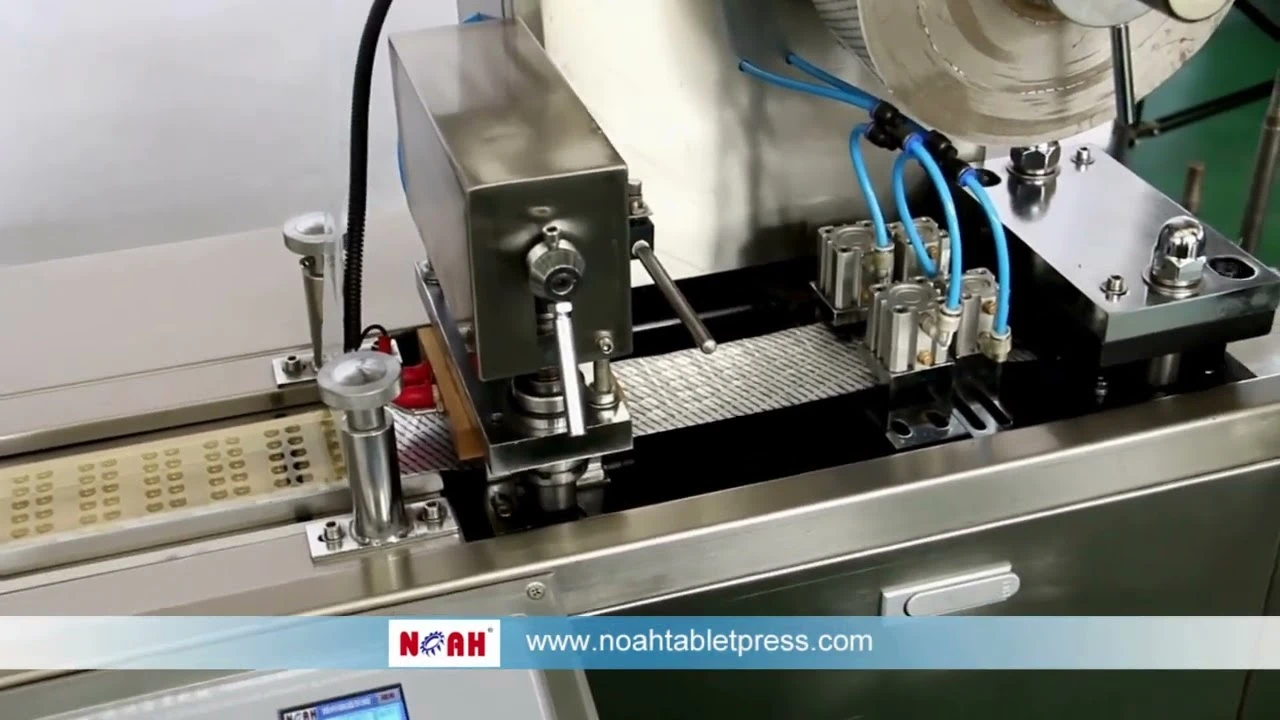 Machine d'emballage sous blister &agrave; plaques plates DPB-100