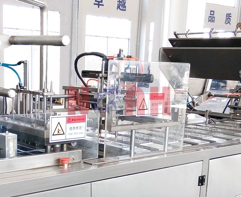 Machine d'emballage sous blister de cartes papier DPB-500K