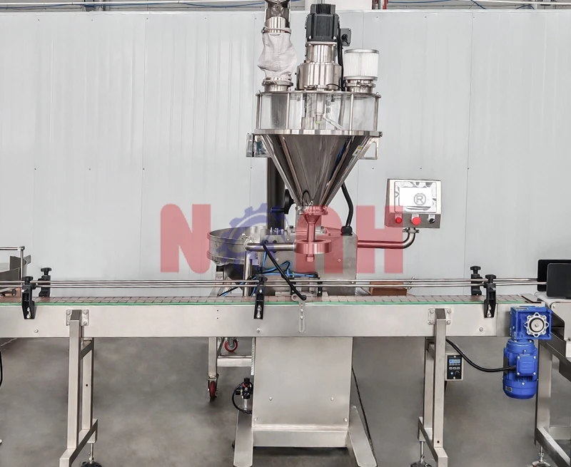 Ligne de mise en conserve automatique de poudre