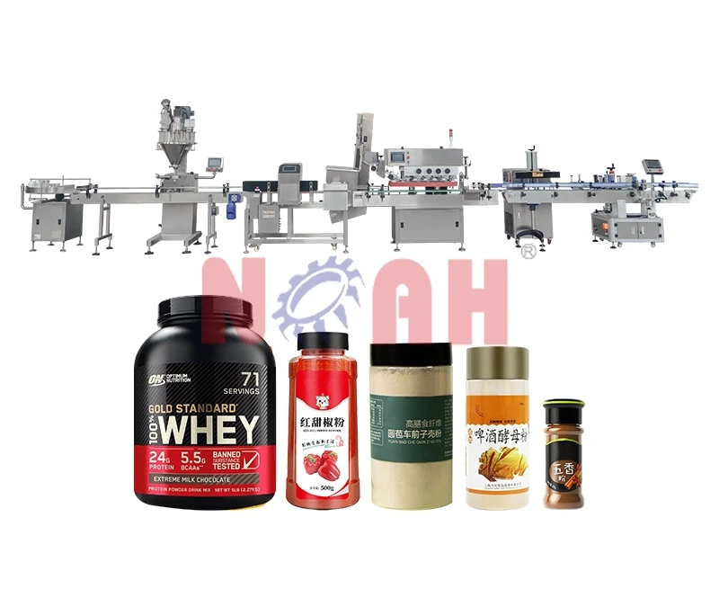 Ligne de mise en conserve automatique de poudre