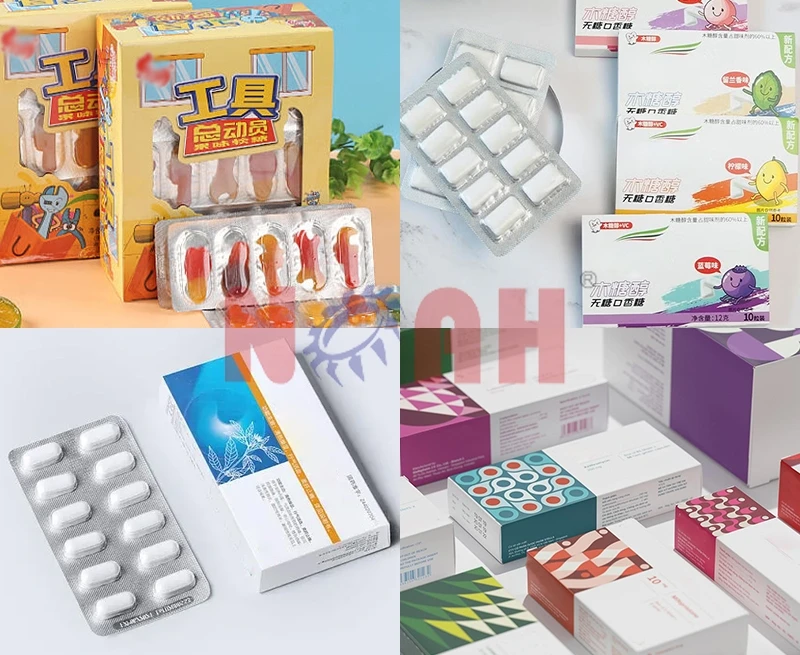 Ligne de machines d'encartonnage automatique de blisters s&eacute;rie DPH+ZH